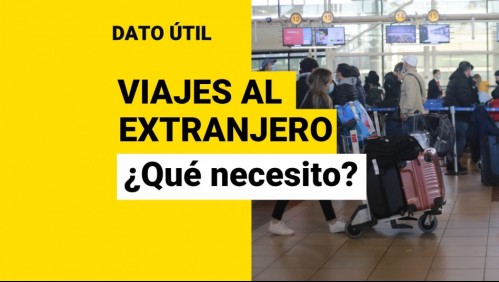 ¿Qué necesito para viajar al extranjero?