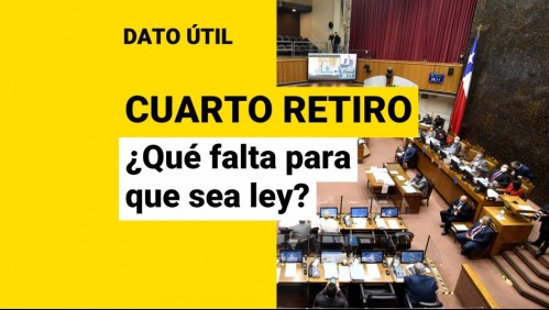 Cuarto retiro: ¿Qué debería ocurrir para que se convierta en ley y así poder sacar los fondos de las AFP?