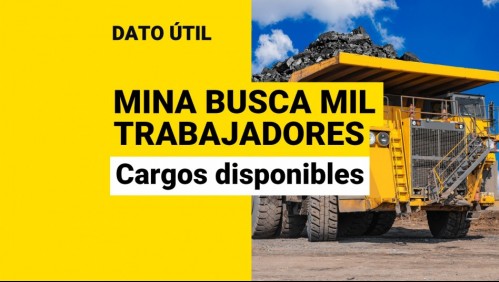 Minera ofrece sueldos desde $690.000: ¿Qué cargos están disponibles en la empresa?