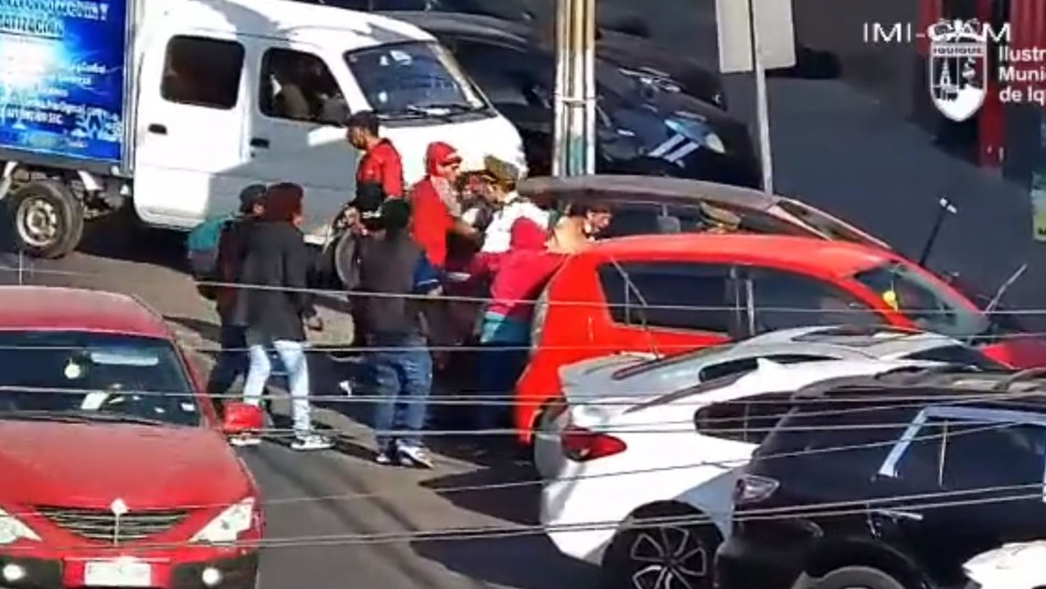 Golpes y amenazas de muerte a carabineros tras violento asalto frustrado a peatón en Iquique