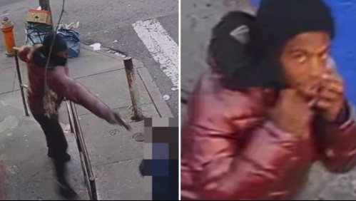 Cámaras captan momento en el que una mujer es asesinada: La policía está buscando al homicida