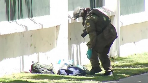 Descartan artefacto explosivo en cercanías de la Escuela de Carabineros