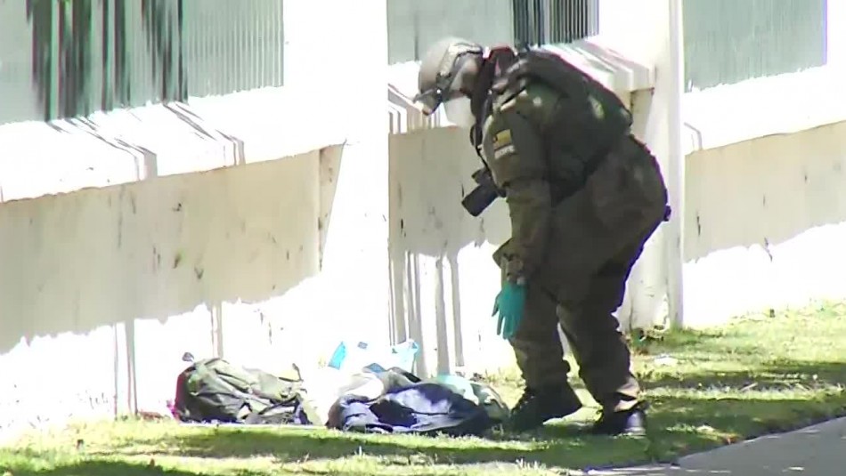 Descartan artefacto explosivo en cercanías de la Escuela de Carabineros