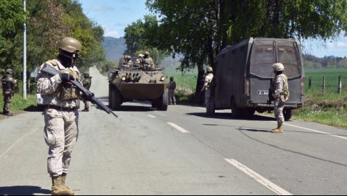 Gobierno evalúa solicitar nuevamente que se extienda el Estado de Excepción en la Macrozona Sur