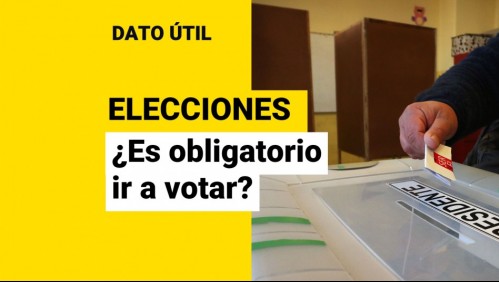 Elecciones 2021: ¿Es obligatorio ir a votar este domingo?