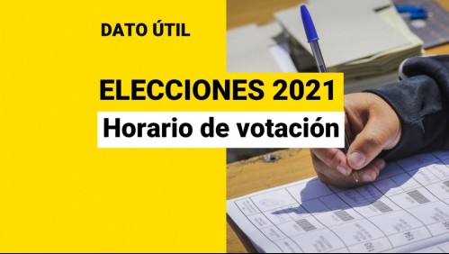 Elecciones 2021: ¿Hasta qué hora se puede votar?