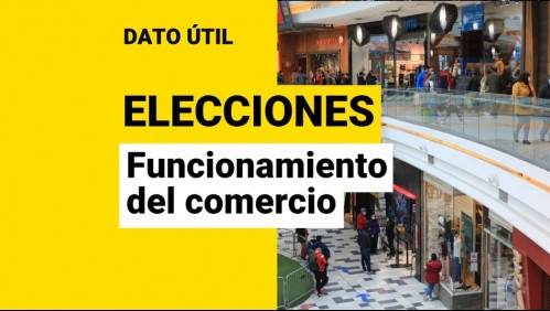 Elecciones 2021: ¿Cómo funcionará el comercio este domingo?