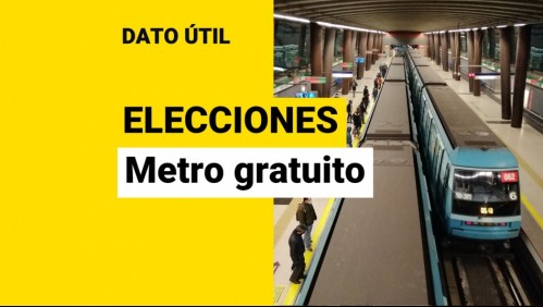 Metro será gratis durante las elecciones: Revisa los horarios de funcionamiento