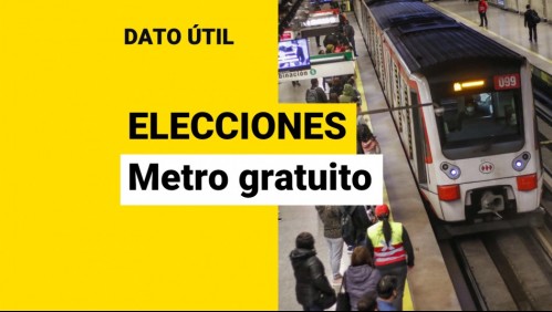 Metro gratuito durante las elecciones: Conoce los horarios de funcionamiento