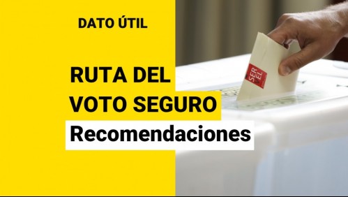 Ruta del voto seguro: Estas son las medidas de autocuidado para evitar contagios de Covid-19 en las elecciones