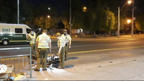 Motociclista falleció en La Granja tras colisionar contra un vehículo de alta gama