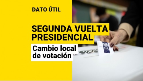 Segunda vuelta presidencial: ¿Puedo cambiar mi domicilio electoral?