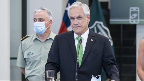 Sebastián Piñera: 'No quiero hacer intervención electoral, pero tenemos que proteger la libertad, la paz y el orden'
