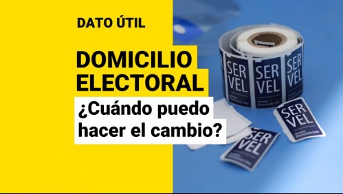 Segunda vuelta presidencial: ¿Cuándo puedo realizar el cambio de domicilio electoral?