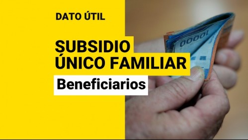 Subsidio Único Familiar: ¿Quiénes lo obtienen y qué montos reciben?