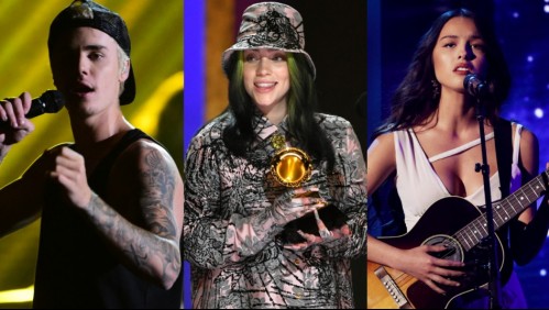 Justin Bieber, Billie Eilish y Olivia Rodrigo lideran nominaciones de los premios Grammy
