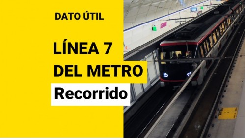 Futura Línea 7 del Metro de Santiago: ¿Cuál será su recorrido y qué comunas conectará?