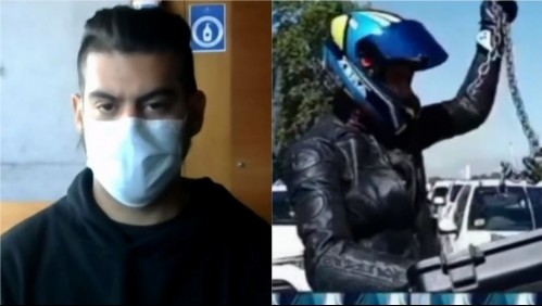 Decretan arraigo nacional para motorista que atacó a cadenazos el vehículo de una mujer en Independencia