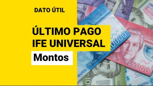 IFE Universal: ¿Cuáles son los montos del último pago?