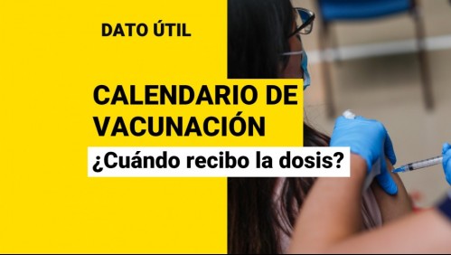 Calendario de vacunación: ¿Quiénes reciben la dosis entre el lunes 29 de noviembre y el viernes 3 de diciembre?