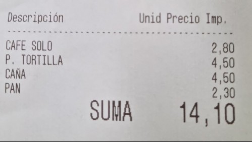 'El pan es obligatorio': clienta desayunó en una cafetería y le cobraron hasta lo que no pidió para comer