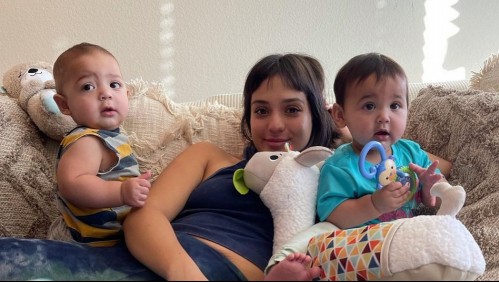 'Feliz de estar en Chile': Rocío Toscano anuncia su llegada al país junto a sus dos bebés