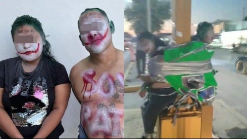 'Batman' justiciero aterroriza a ladrones en México: los maquilla como Joker y los deja atados a postes