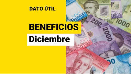 Bonos de diciembre: ¿Qué beneficios se pagan este mes?