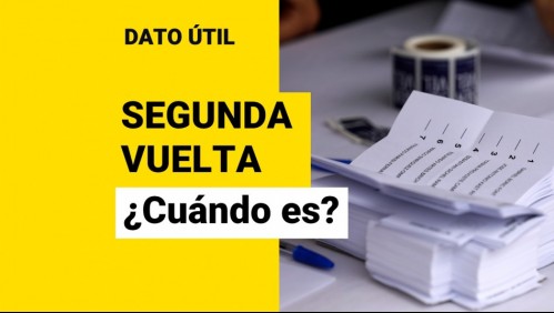 Elecciones: ¿Cuándo es la segunda vuelta presidencial?