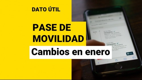 Pase de Movilidad: ¿A quiénes se les inhabilitará desde el 1 de enero?