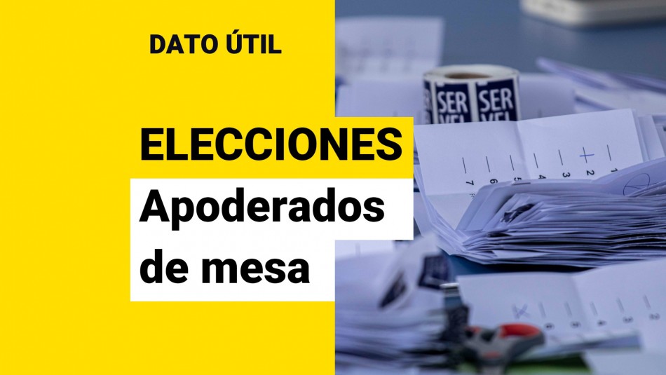 Elecciones 2021: ¿Qué rol cumplen los apoderados de mesa? Elecciones 2021: ¿Qué rol cumplen los apoderados de mesa?