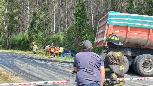 Tragedia en Los Ríos: Mujer embarazada y su bebé en gestación mueren tras chocar contra un camión
