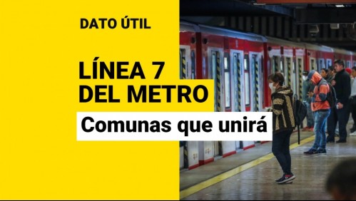 Línea 7 del Metro de Santiago: ¿Cuáles son las comunas que conectará el recorrido?
