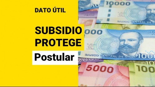 Subsidio Protege: ¿Cómo puedo postular a los $200 mil mensuales?