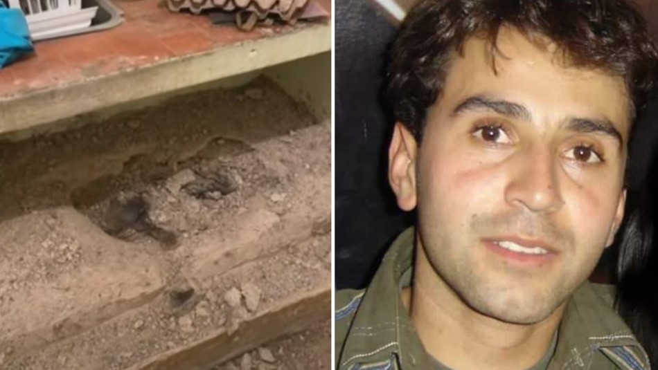 Buscan a amigo del profesor enterrado en una pared de su casa: Hace mes y medio compró bultos de cemento