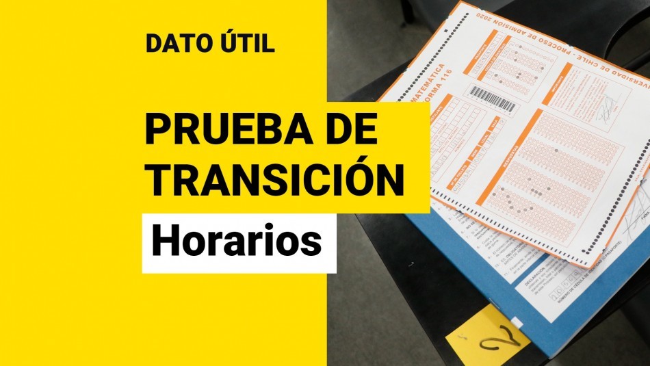 Prueba de Transición comienza este lunes: Todo lo que debes saber para rendir el examen en tranquilidad Prueba de Transición comienza este lunes: Todo lo que debes saber para rendir el examen en tranquilidad