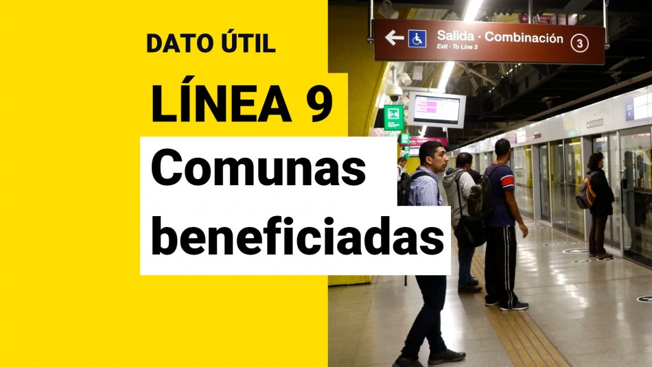 Metro de Santiago: ¿Por qué comunas pasará la futura Línea 9?