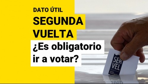 Segunda vuelta presidencial: ¿Es obligatorio votar el próximo 19 de diciembre?