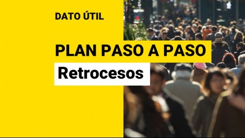 Plan Paso a Paso: Estas son las comunas que retroceden de fase este miércoles 8 de diciembre