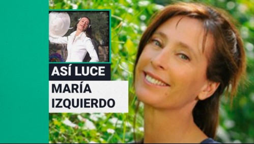 A más de 20 años de 'Marparaíso': Así luce hoy la destacada actriz María Izquierdo