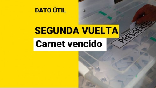 Segunda vuelta: ¿Puedo votar con el carnet o el pasaporte vencido?