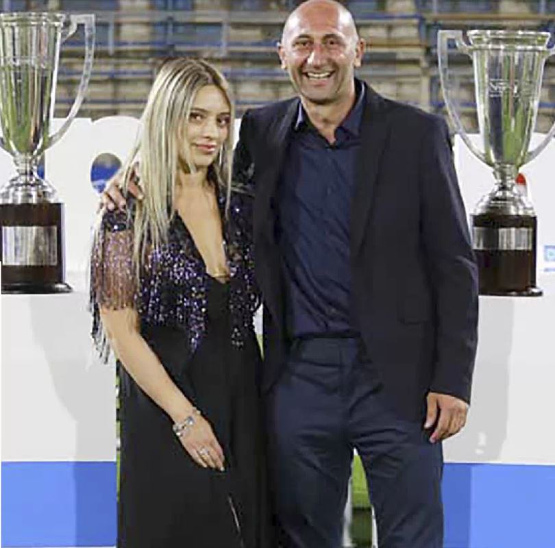 Cristian Paulucci y su novia Militza