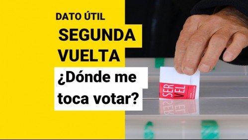 Segunda vuelta presidencial: ¿Dónde me toca votar el 19 de diciembre?