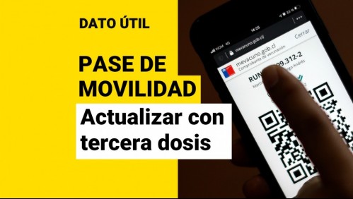 ¿Cómo se actualiza el Pase de Movilidad tras recibir la dosis de refuerzo?