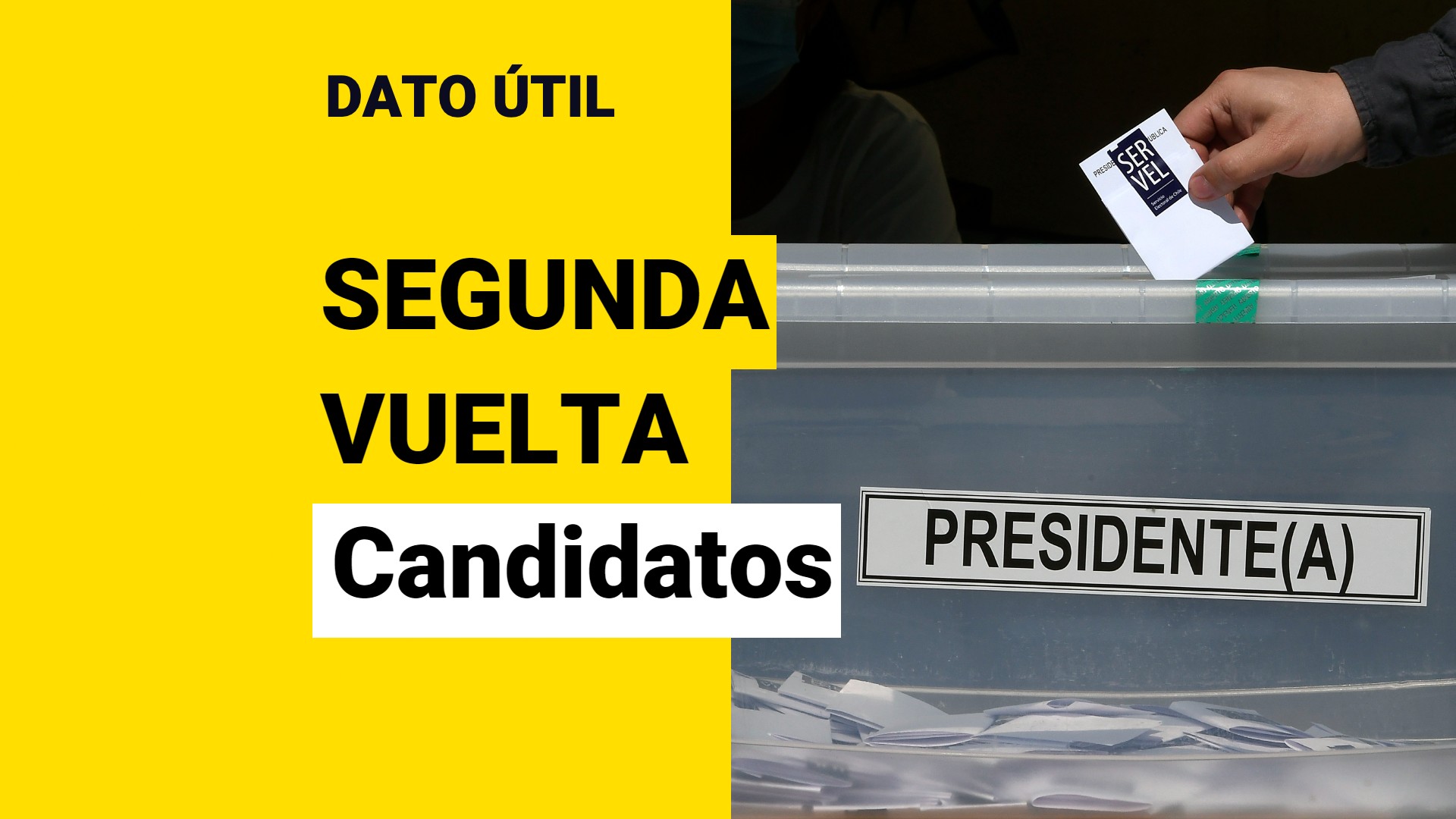 Elecciones 2021: ¿Qué Candidatos Se Presentan En Segunda Vuelta ...