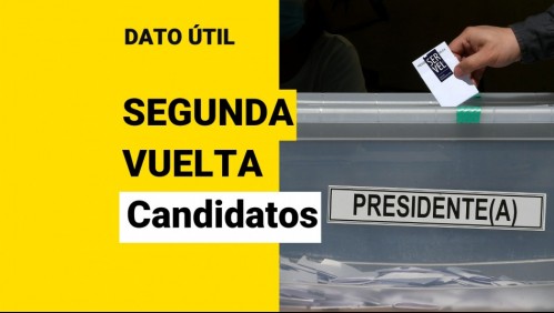 Elecciones 2021: ¿Qué candidatos se presentan en segunda vuelta?