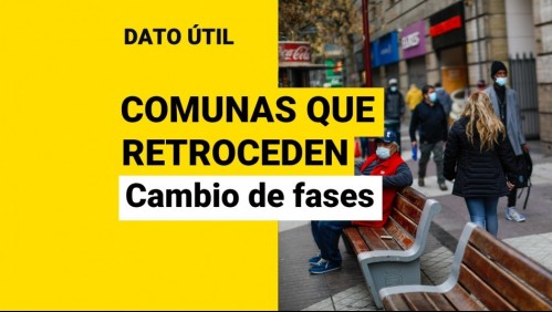 Plan Paso a Paso: Estas son las comunas que retroceden de fase este miércoles 15 de diciembre