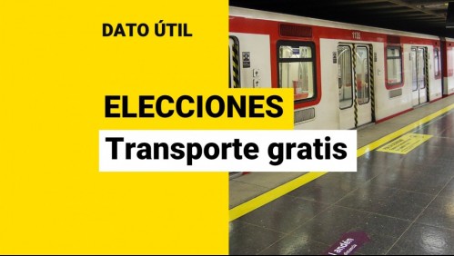 Metro y otros servicios gratuitos: Conoce los transportes sin costo durante la segunda vuelta presidencial