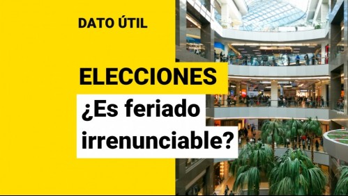 Segunda vuelta: ¿Es feriado irrenunciable este domingo y cómo funcionará el comercio?