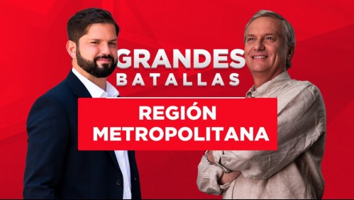 Grandes batallas de las Elecciones: Quién va ganando en la Región Metropolitana